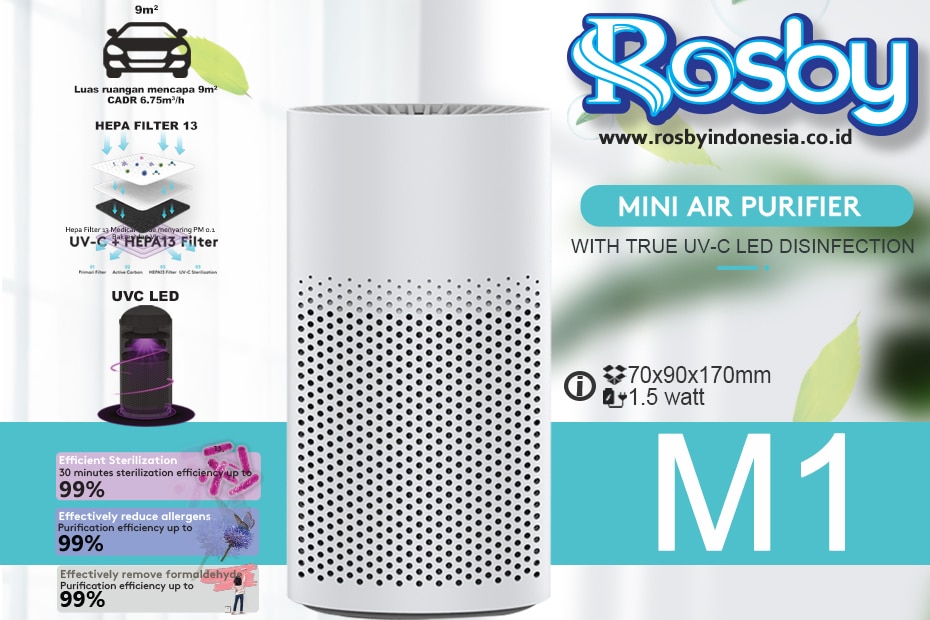 Rosby Hepa Mini Air Purifier M1
